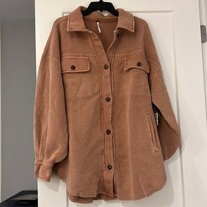 Free people Shacket- never worn. Tags still on.